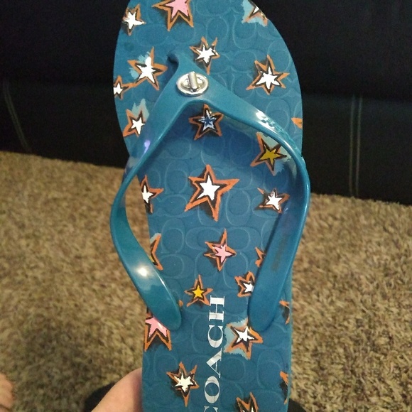 Coach flip flops - Picture 1 of 3